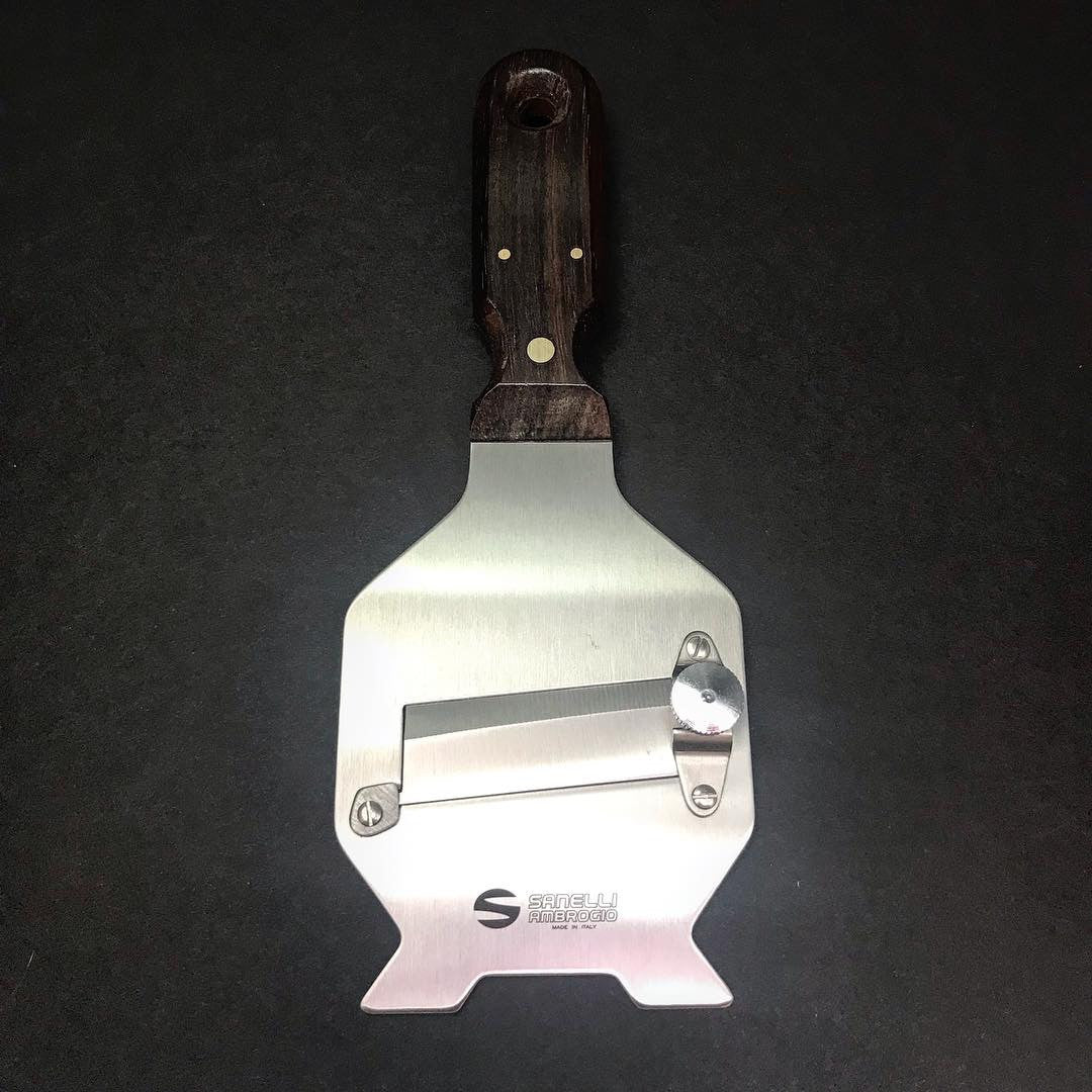 Sanelli Ambrogio | Truffle Slicer | Stainless & Rosewood
