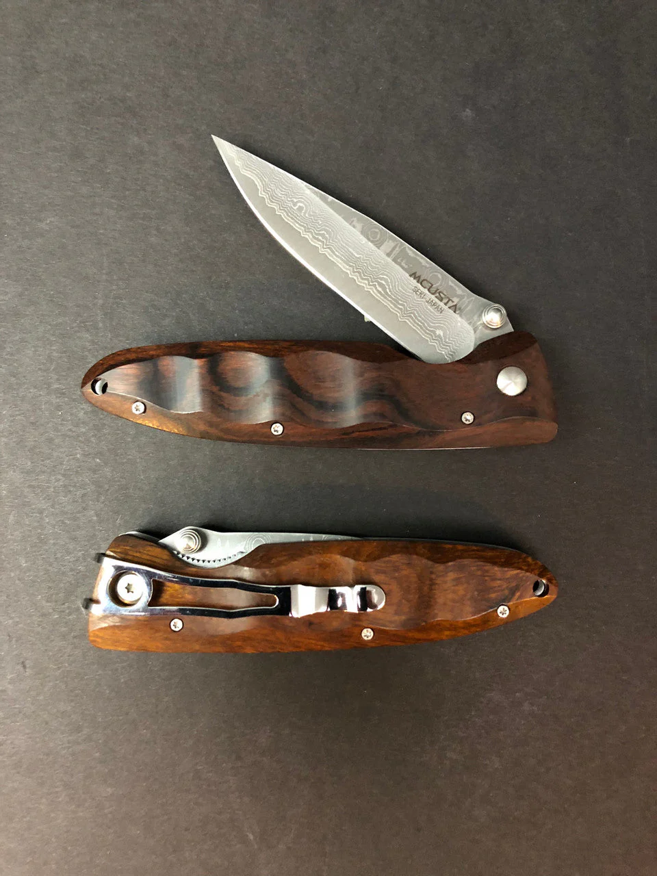 MCUSTA | Classic Wave | Damascus | Ironwood