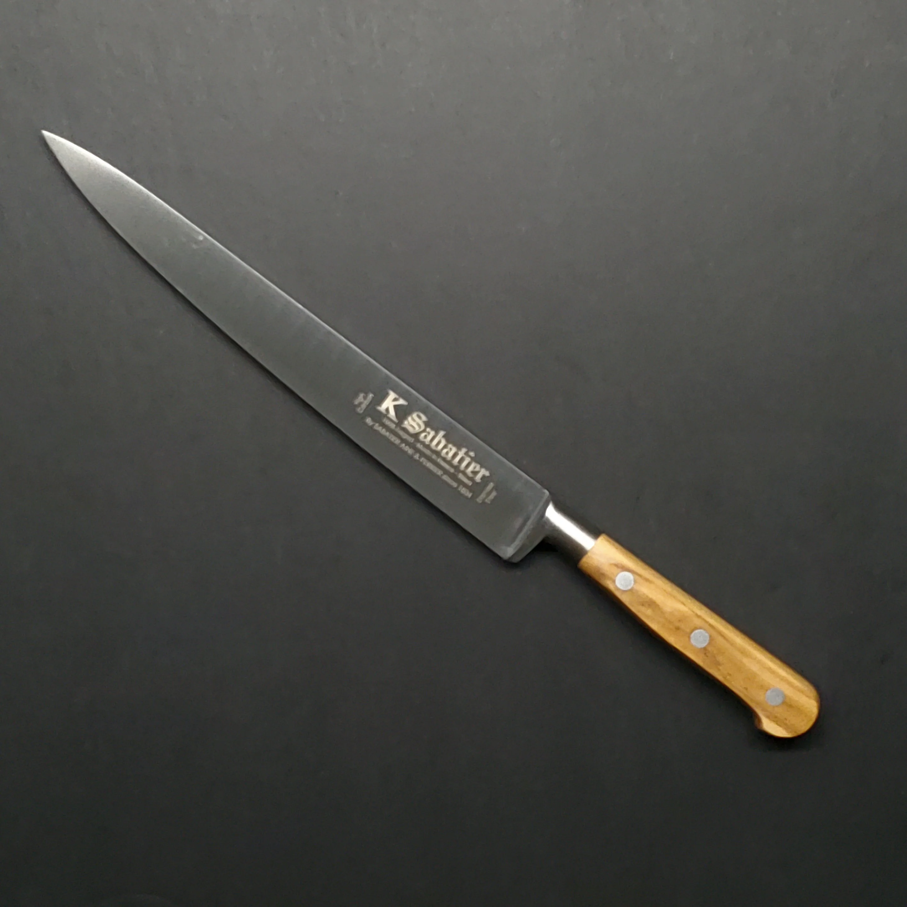 K Sabatier | Gamme Authentique | 8" Slicer | Olivewood