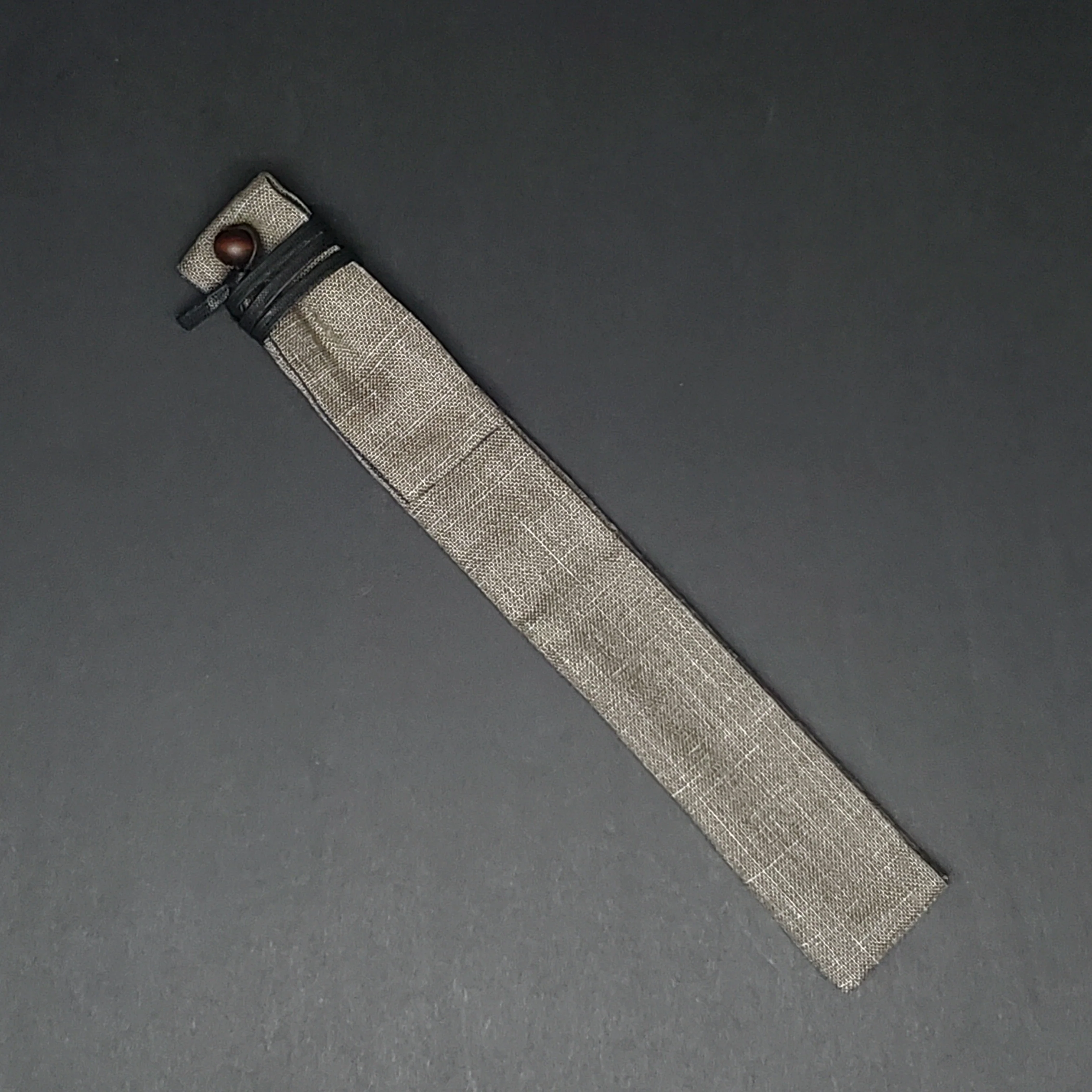 Marunao | Carry-Along Chopstick Bag | Gray & Blue